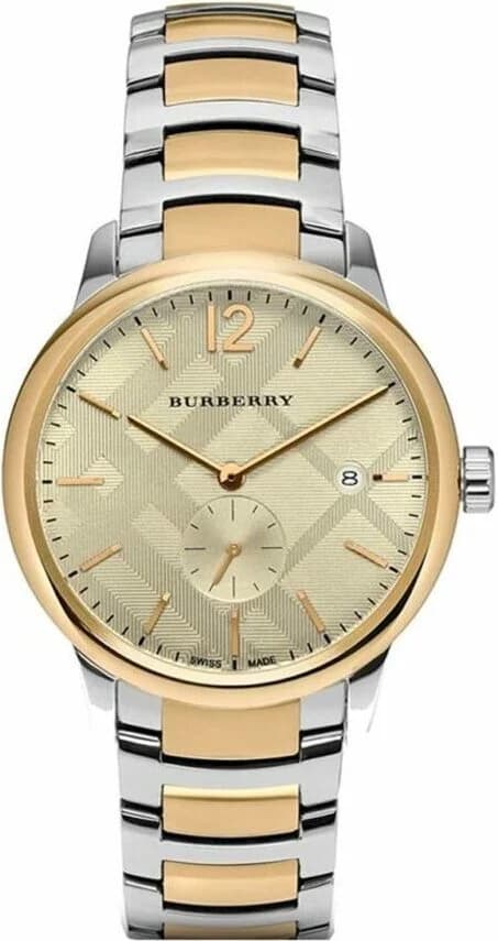 Montre Homme Burberry Classic Round BU10011 Bracelet bi-ton