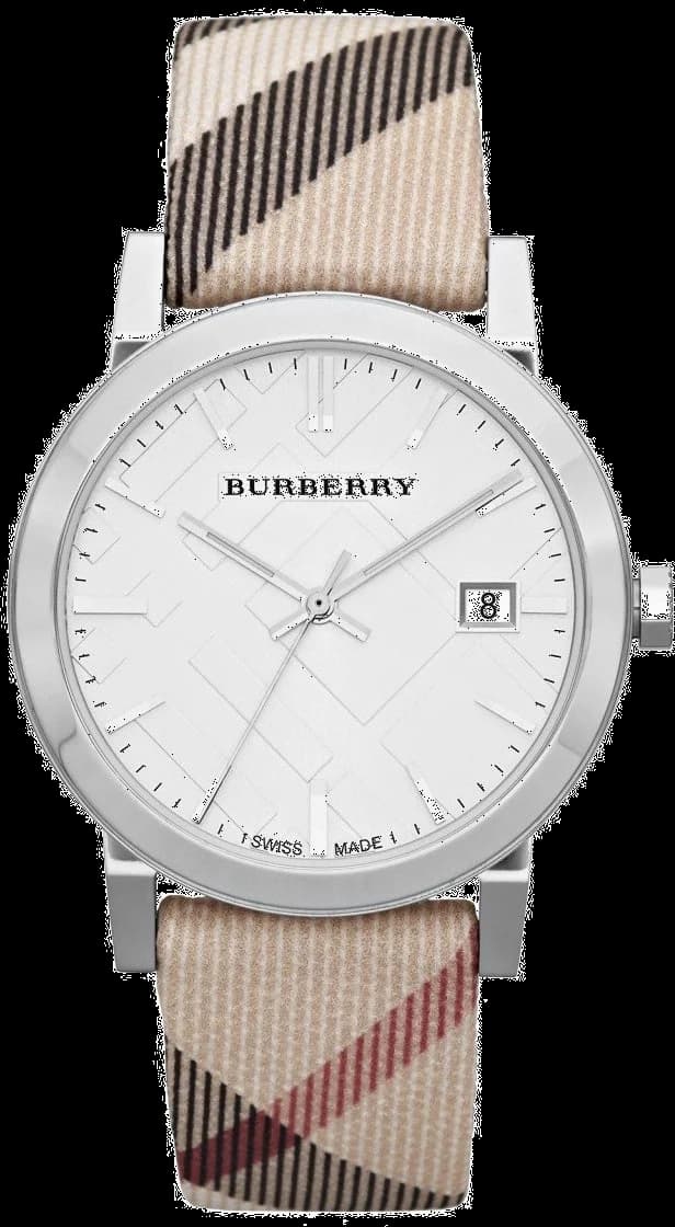 Montre Femme Burberry Heritage BU9022 Ronde Cuir Beige