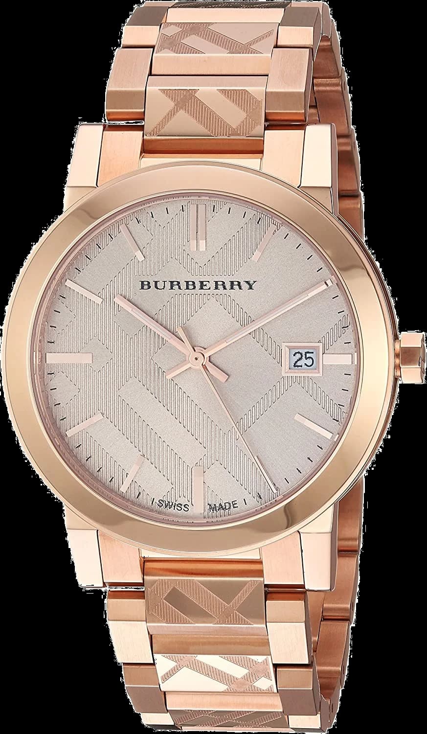 Montre Burberry BU9039 en Acier Inoxydable Or Rose 38 mm