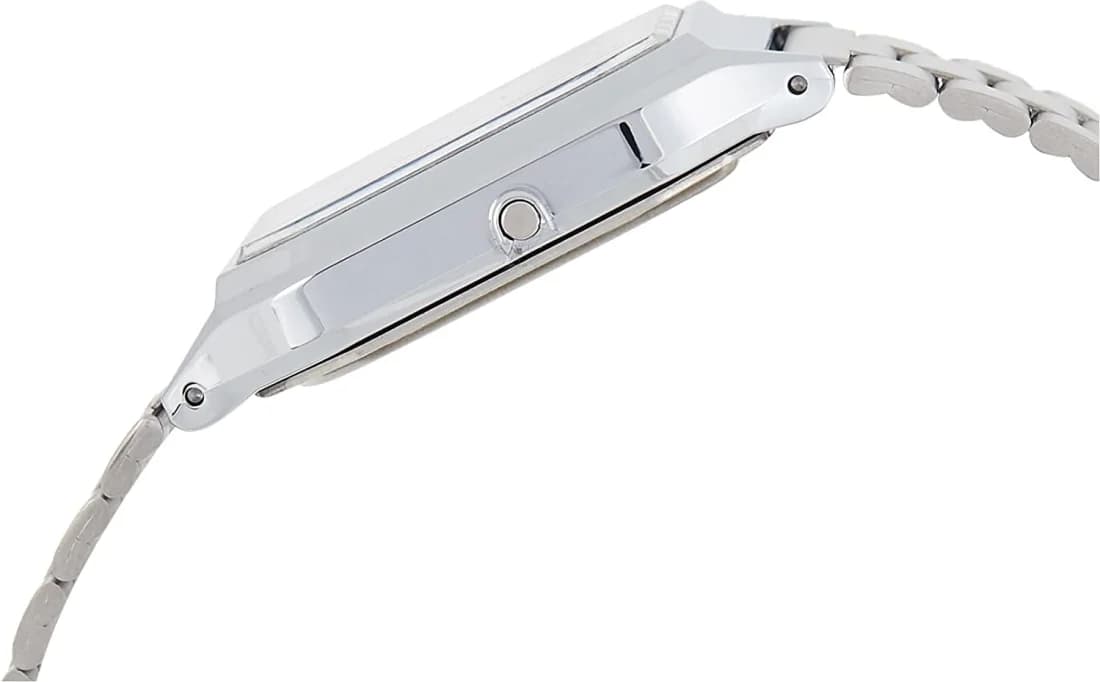 Montre Casio AQ-230A-1DMQYES en Acier Inoxydable à Double Affichage Noir vue 2