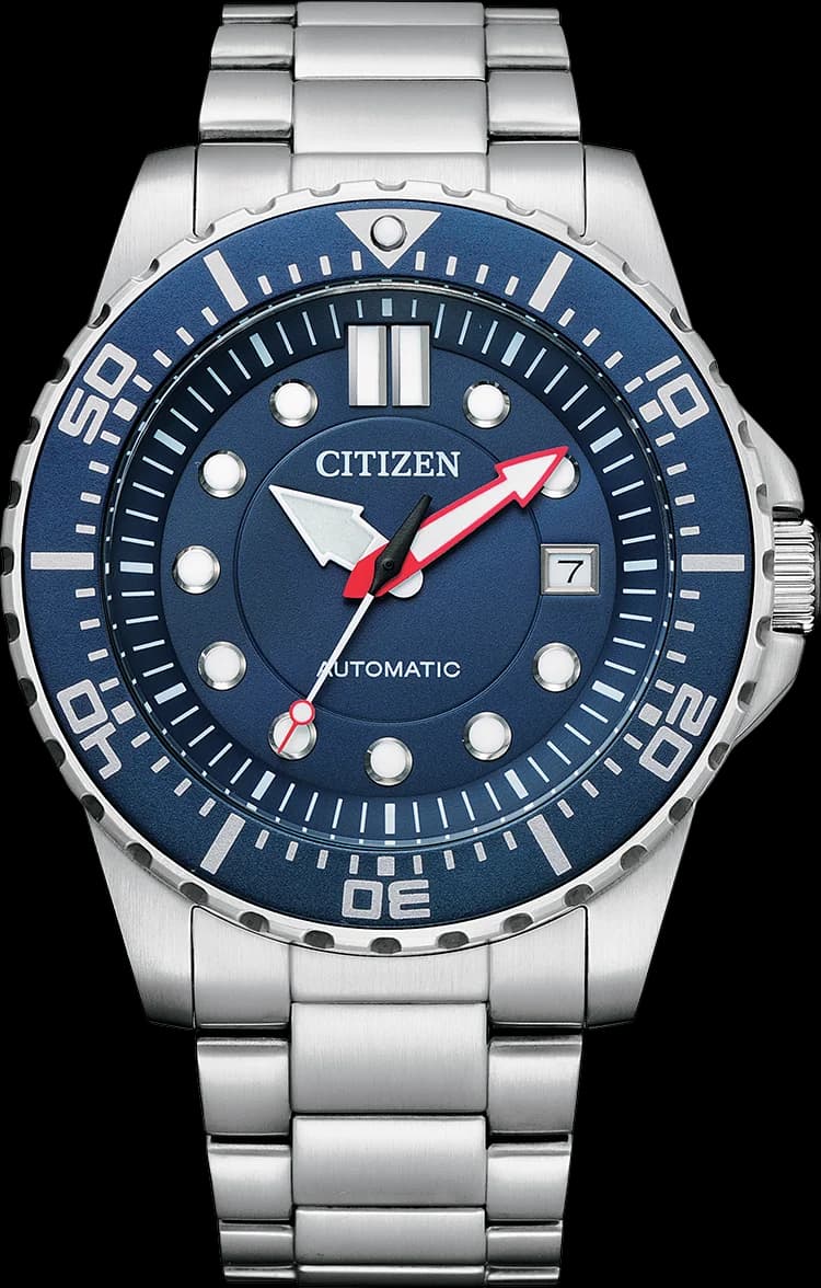 Montre Citizen NJ0121-89L Automatique Acier Cadran Bleu