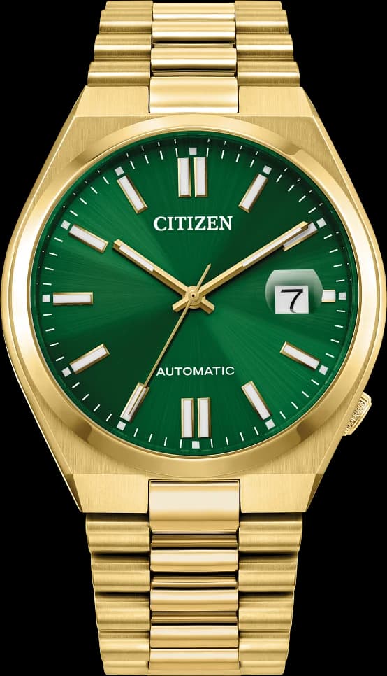 Montre Automatique Citizen Tsuyosa NJ0152-51X cadran vert
