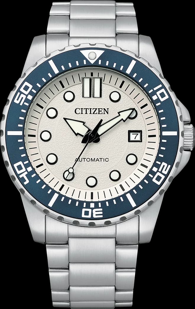 Montre Citizen NJ0171-81A Automatique Sport en Acier avec Cadran Blanc