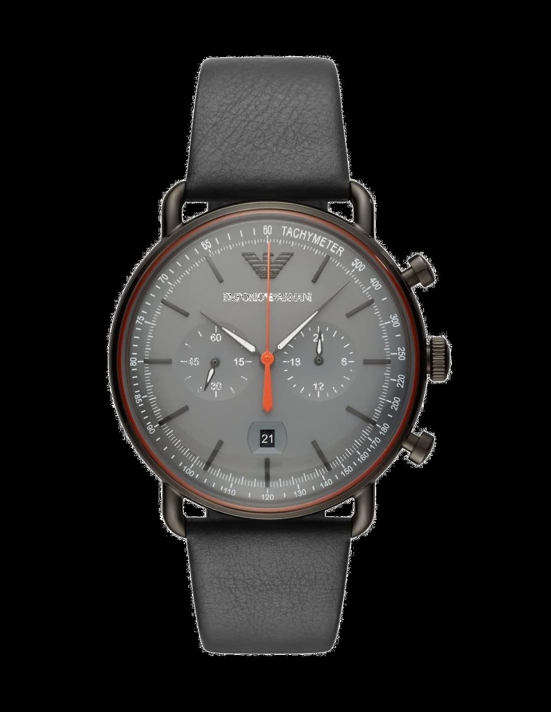 Montre Emporio Armani AR11168 Chronographe avec Bracelet en Cuir Gris