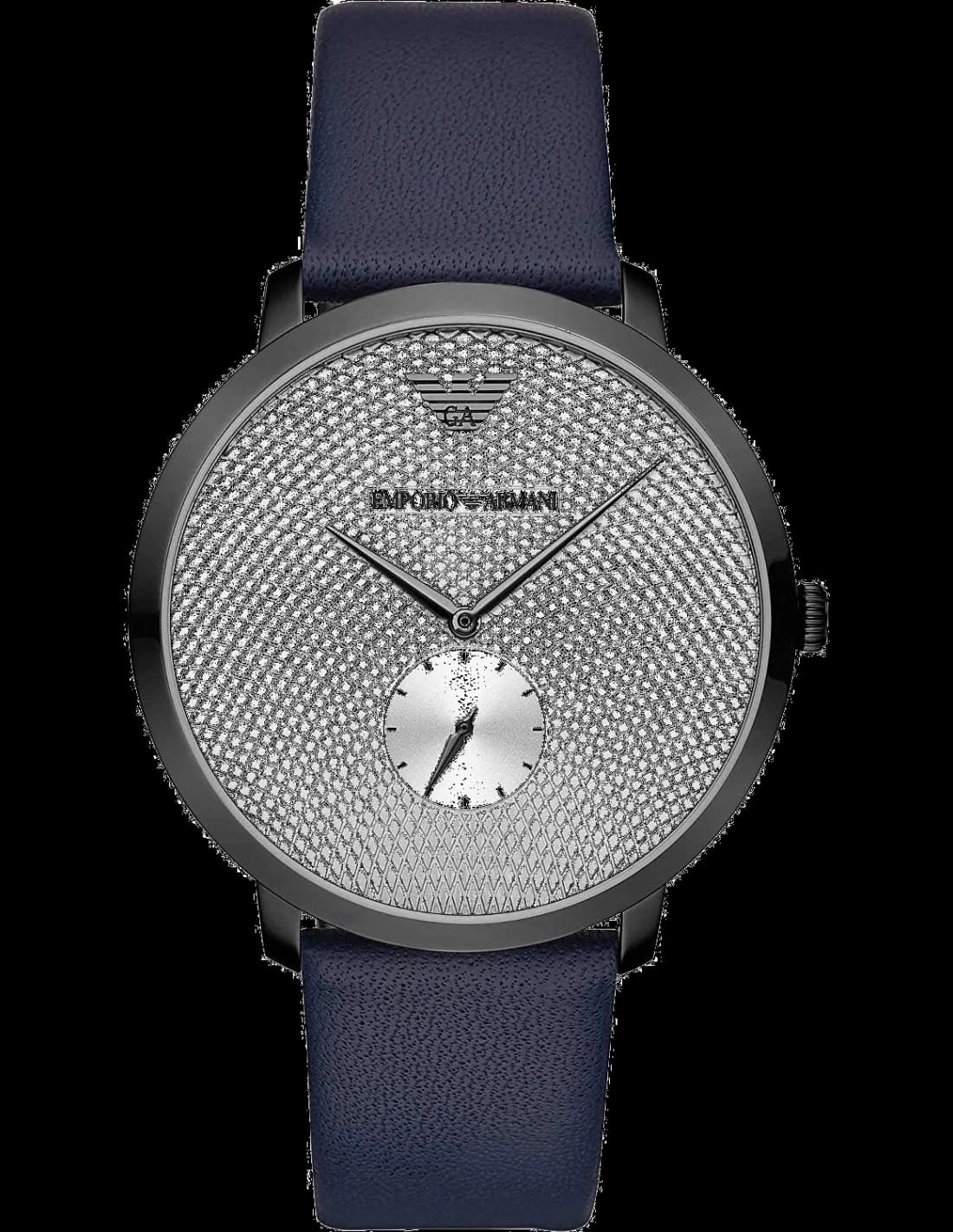 Montre Homme Emporio Armani Retro AR11214 bracelet cuir bleu