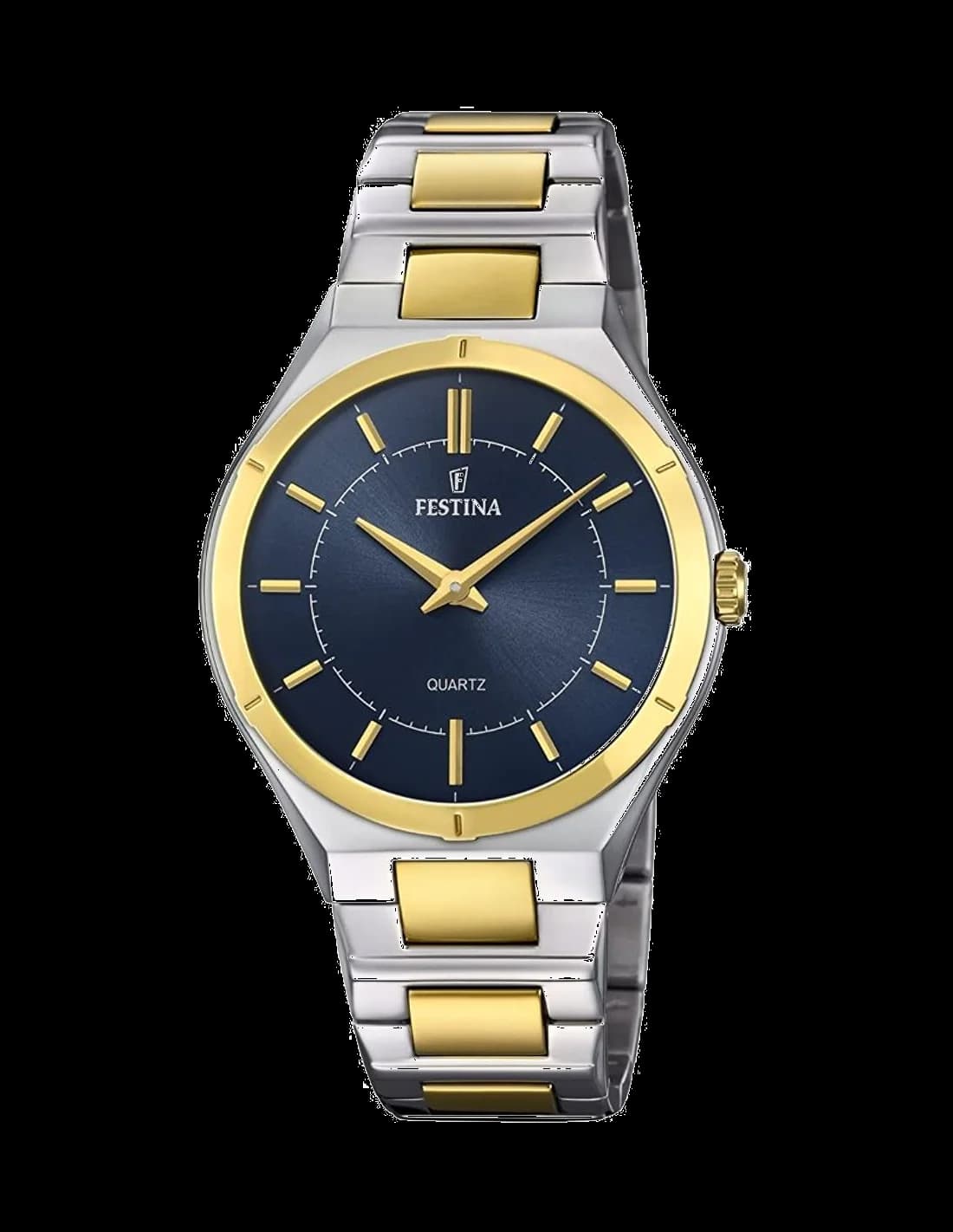 Montre Festina F20245/3 avec Bracelet en Cuir Noir et Boîtier Acier