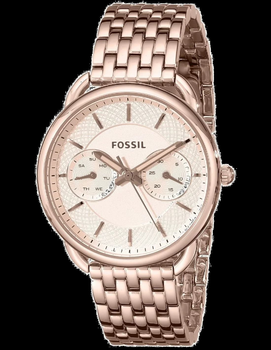 Montre Femme Fossil ES3713 Maillons Fins Or Rose
