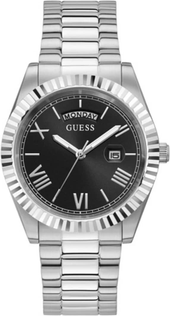 Montre Homme Guess Connoisseur GW0265G1 bracelet argent en acier