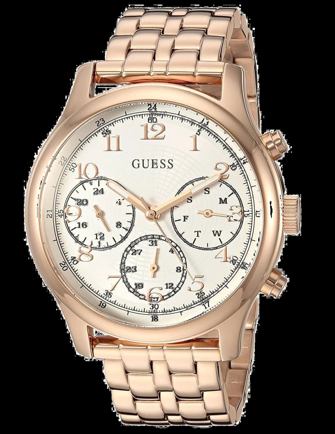 Montre Femme Guess W1018L3 Taylor en Acier Rose Gold et Cristaux