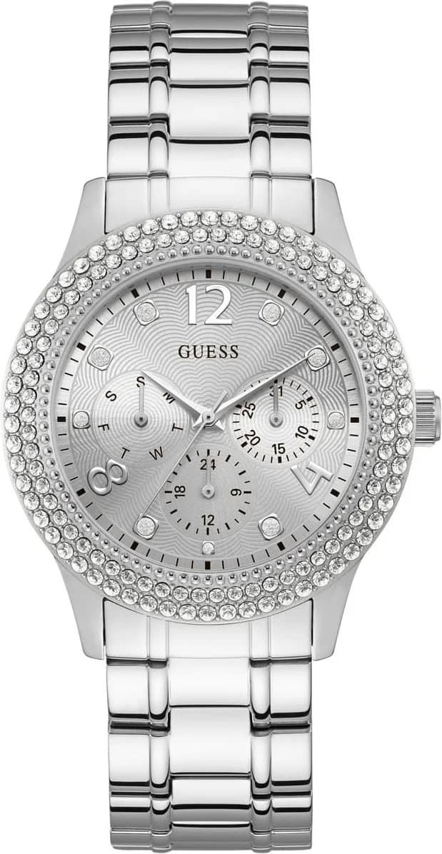 Montre Femme Guess W1097L1 Bedazzle en Acier Inoxydable