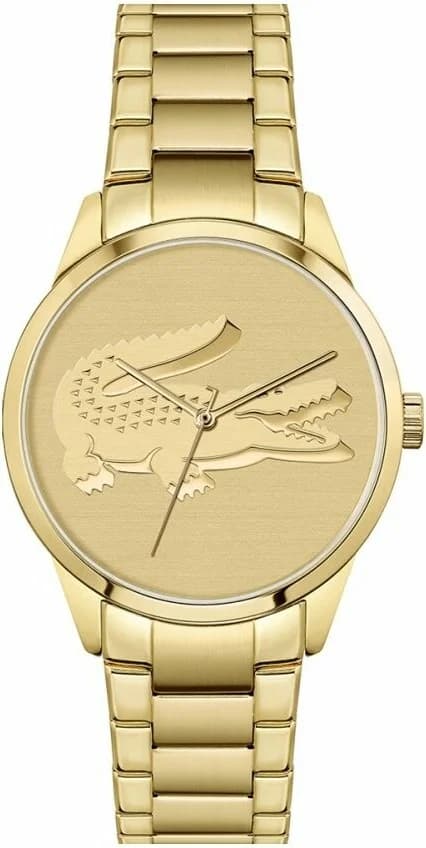 Montre Femme Lacoste Ladycroc 2001175 bracelet acier doré