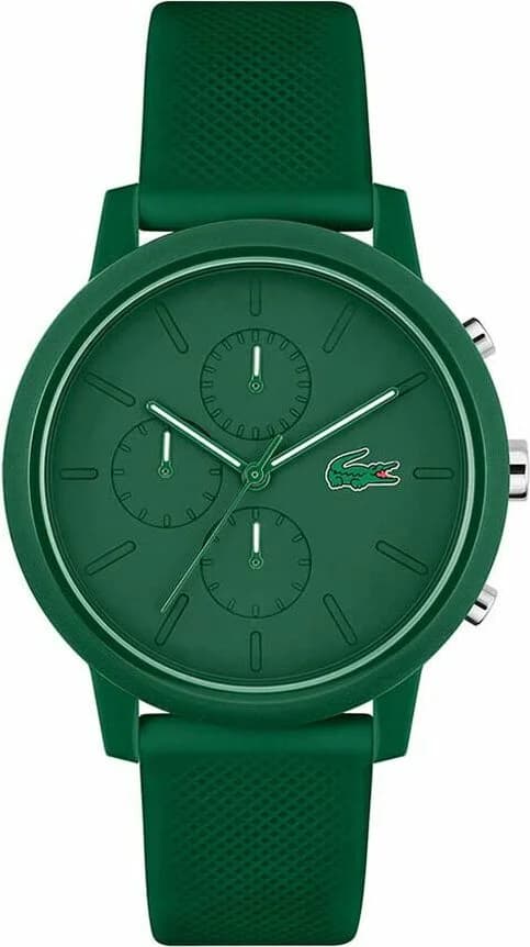 Montre Homme Lacoste 2011245 Bracelet Silicone Vert et Cadran Multifonctions