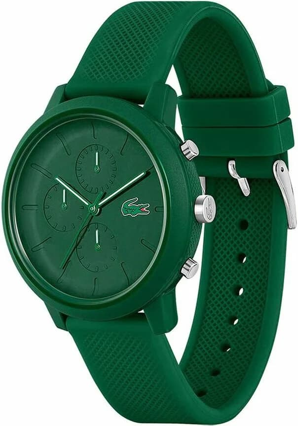 Montre Homme Lacoste 2011245 Bracelet Silicone Vert et Cadran Multifonctions vue 2