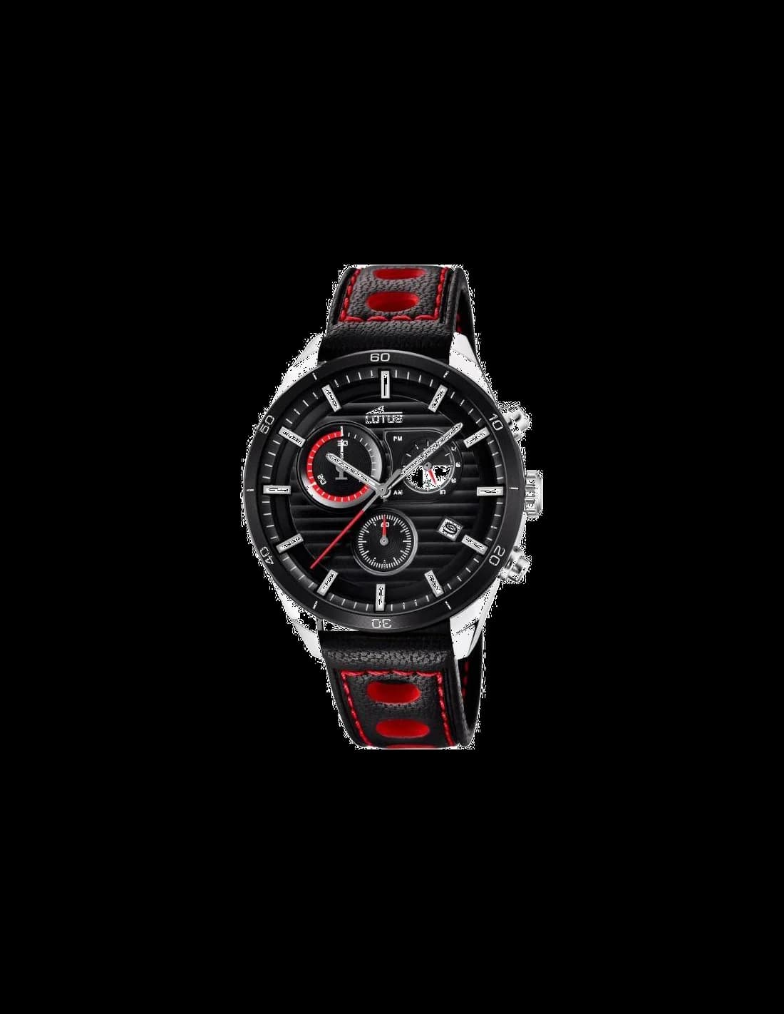 Montre Lotus L18531/3 Chronographe en Acier avec Cadran Bleu