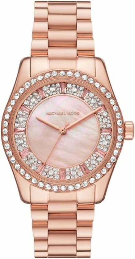 Montre Femme Michael Kors Parker MK4724 cadran vert et bracelet cuir