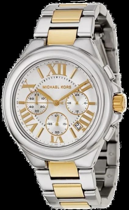 Montre Michael Kors MK5653 Camille en Acier Inoxydable Bi-ton Argenté et Doré