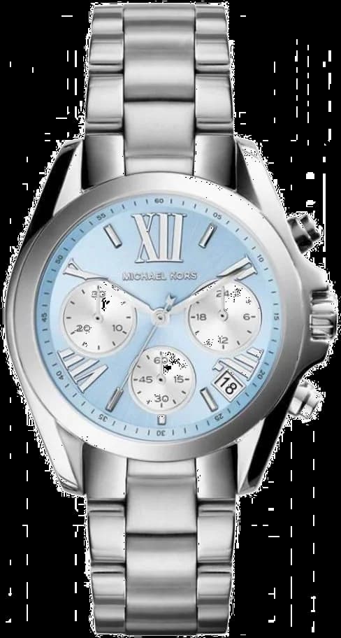 Montre Femme Michael Kors MK6098 Bradshaw Acier Cadran Bleu Pastel