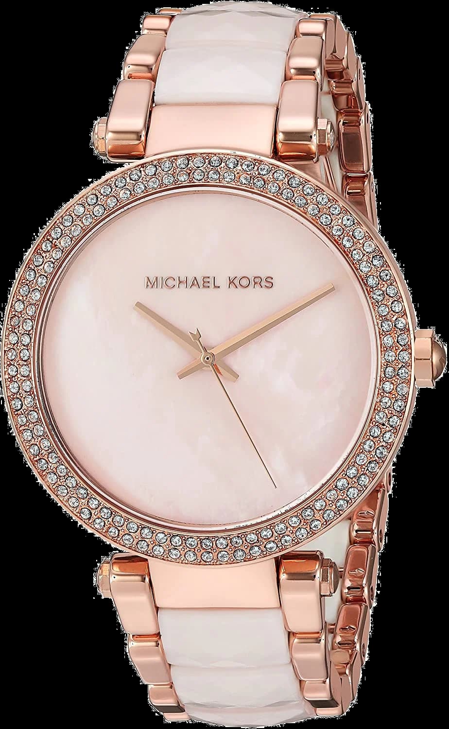 Montre Femme Michael Kors MK6402 Parker en Acier Bicolore et Cristaux