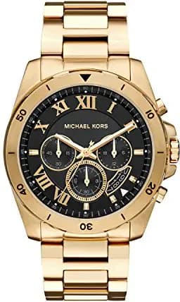Montre Michael Kors MK8400 JetMaster Cadran Bleu et Acier Argenté