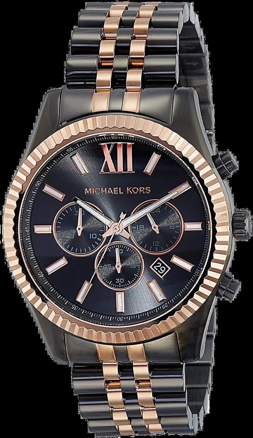 Montre Michael Kors MK8561 Lexington Bicolore Noir et Bronze