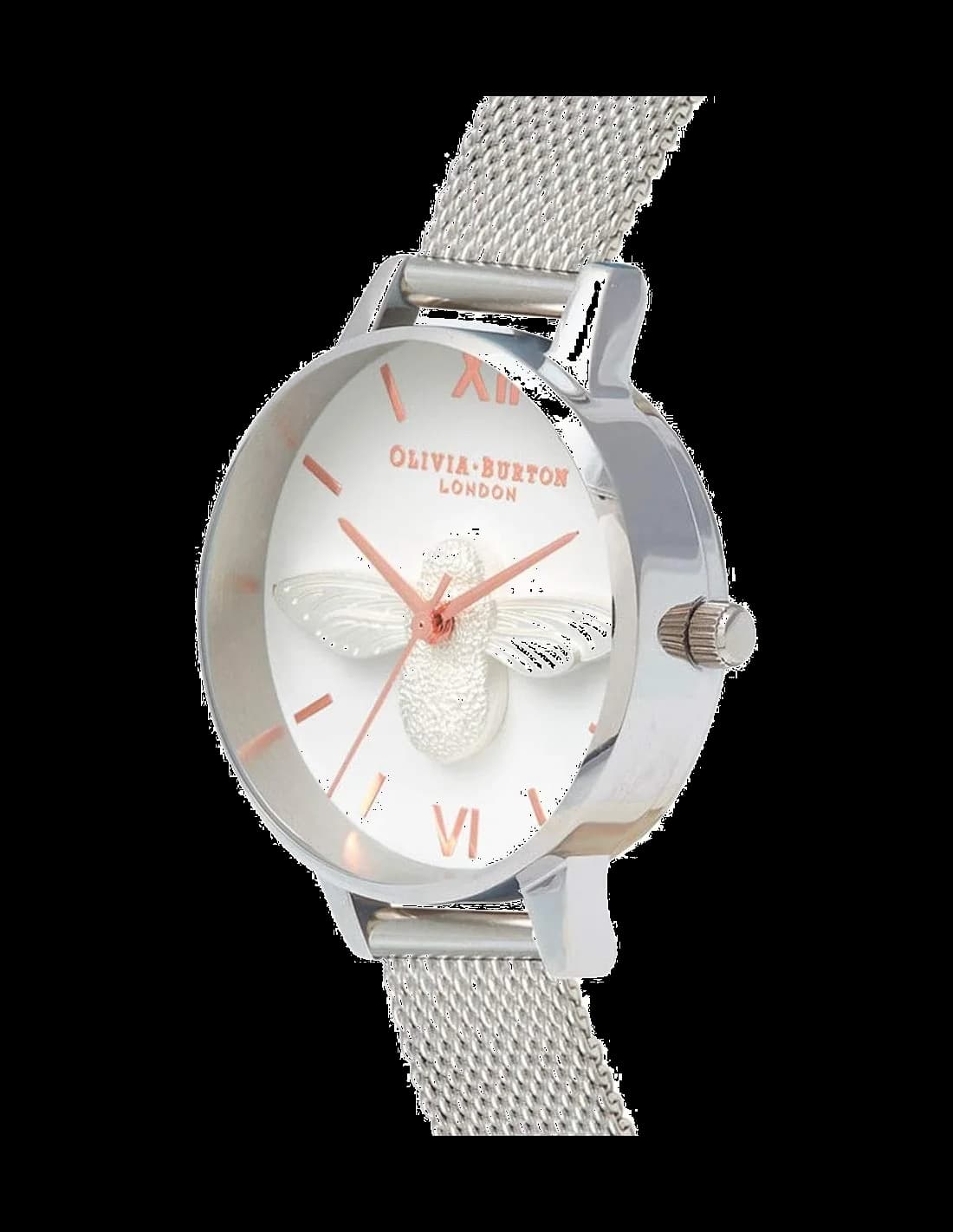 Montre Olivia Burton Abeille 3D OB16AM146 Maille milanaise vue 2