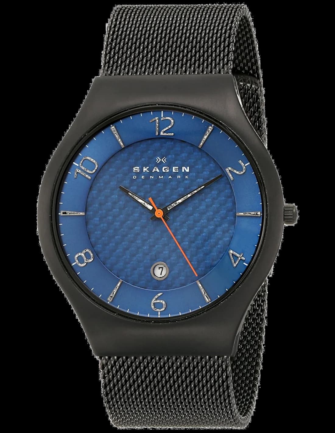 Montre Homme Skagen SKW6147 en Titane Noir et Maille Milanaise