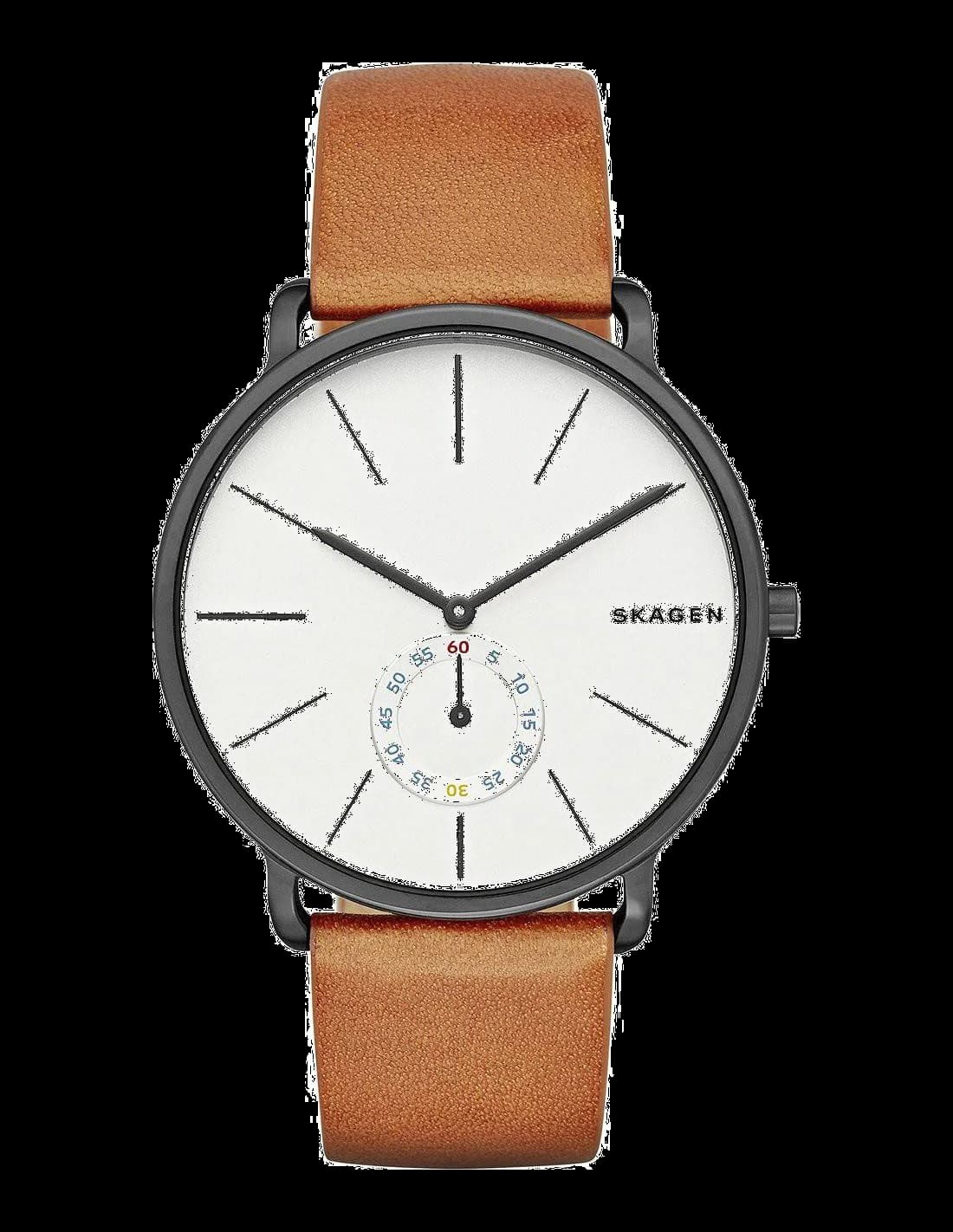 Montre pour Homme Skagen SKW6216 avec bracelet en cuir marron