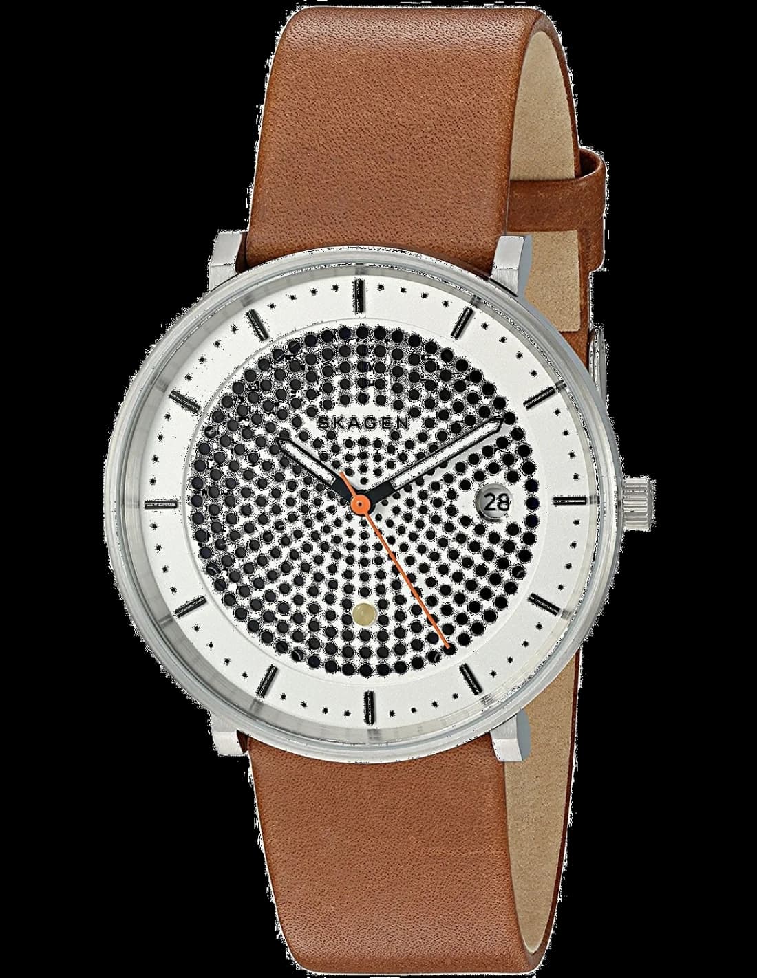 Montre Homme Skagen SKW6277 Hald Bracelet Cuir Marron