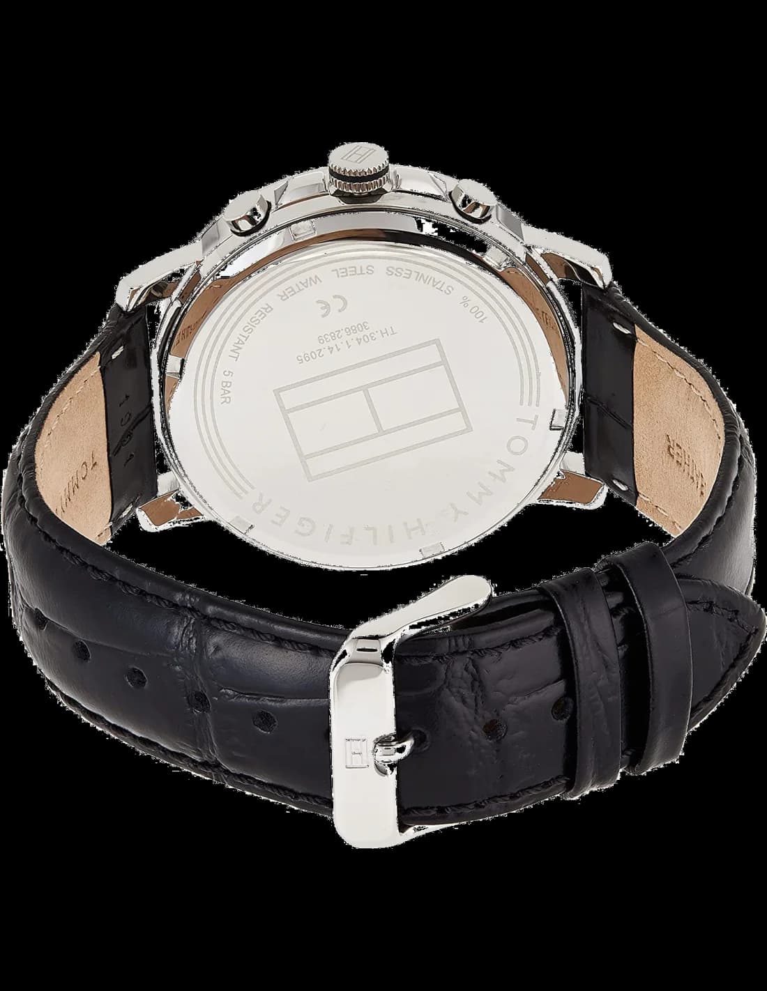 Montre Homme Tommy Hilfiger 1791289 Keagan Chronographe Cuir Noir vue 4