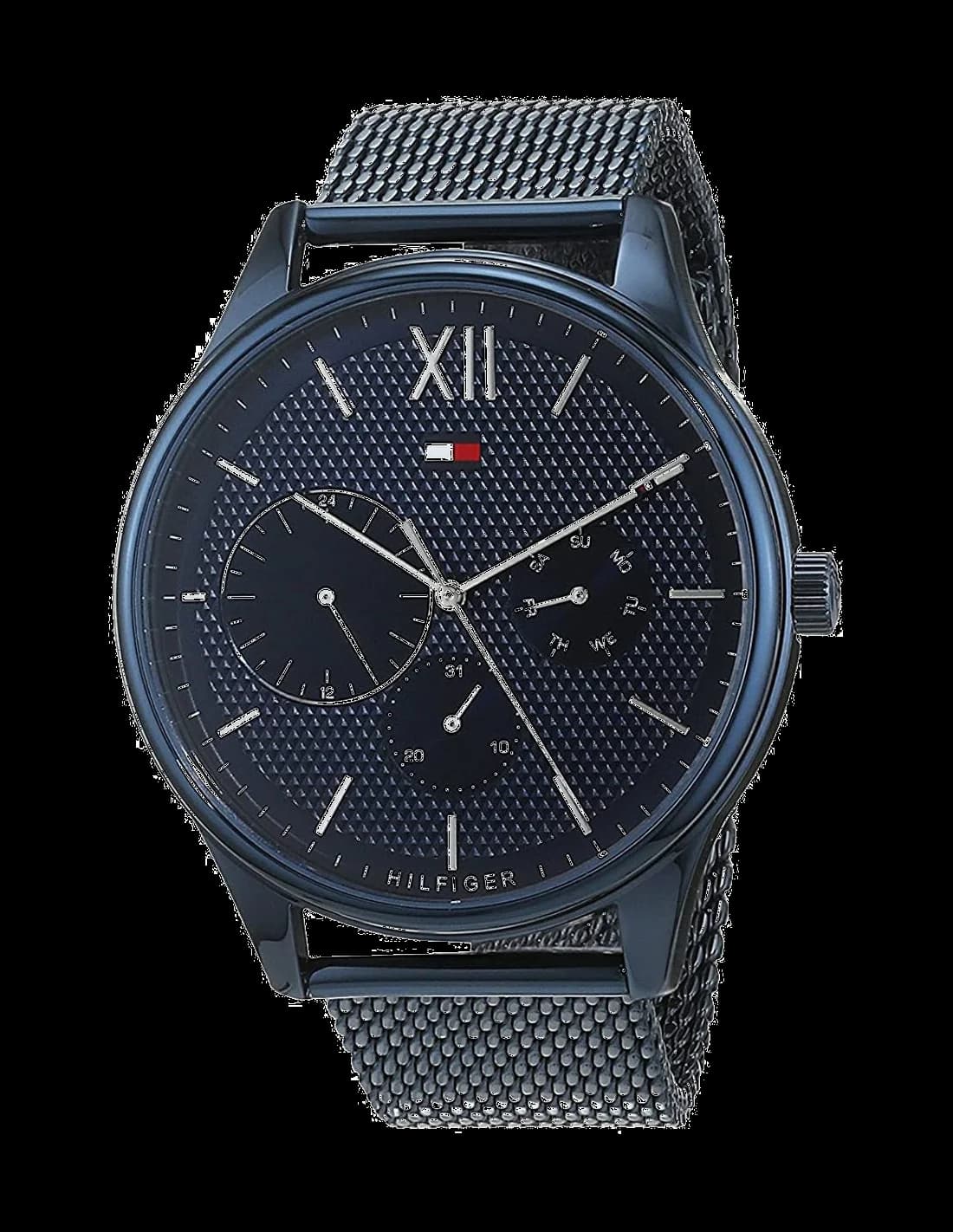 Montre Tommy Hilfiger 1791421 Acier et Maille Milanaise Bleue