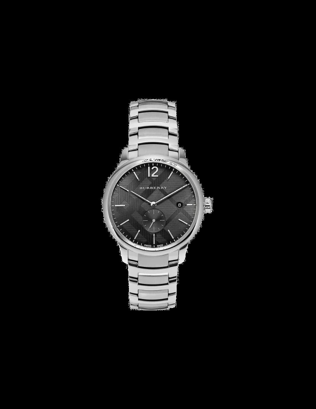 Montre Burberry BU10005 Cadran Noir en Acier Inoxydable