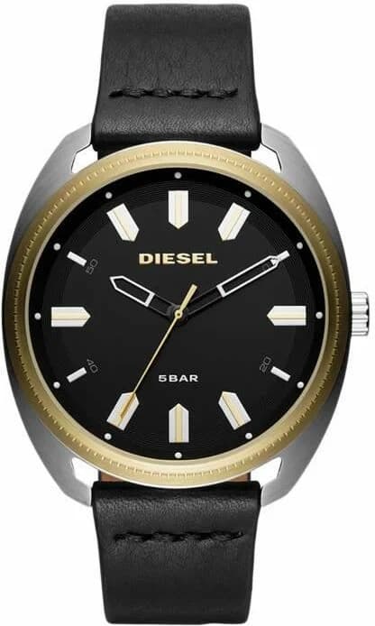 Montre Diesel DZ1835 Noir Finition Satinée et Bracelet Souple