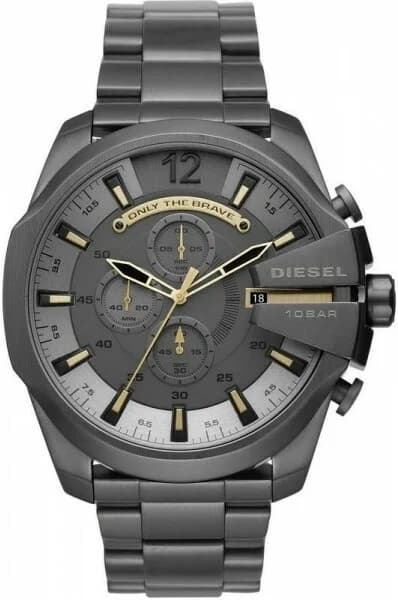 Montre Diesel DZ4466 Mega Chief en acier gris