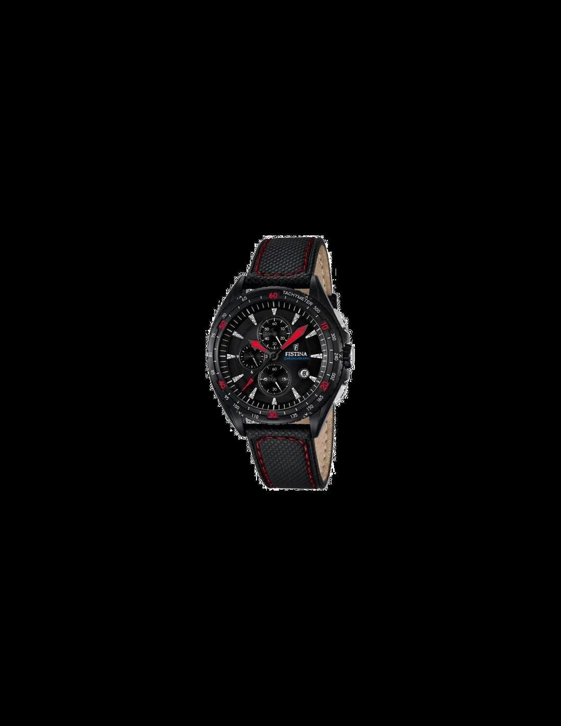 Montre Festina F16847/4 Sport Chronographe en Acier Noir
