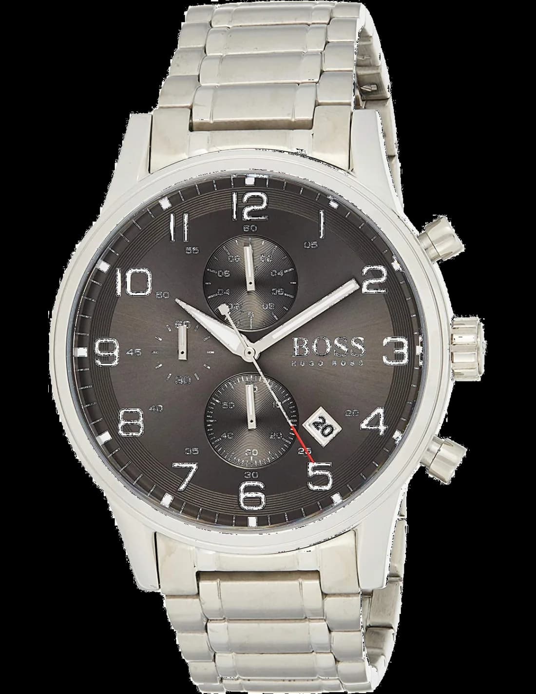 Montre Homme Hugo Boss 1513181 Bracelet en Acier Inoxydable Argenté