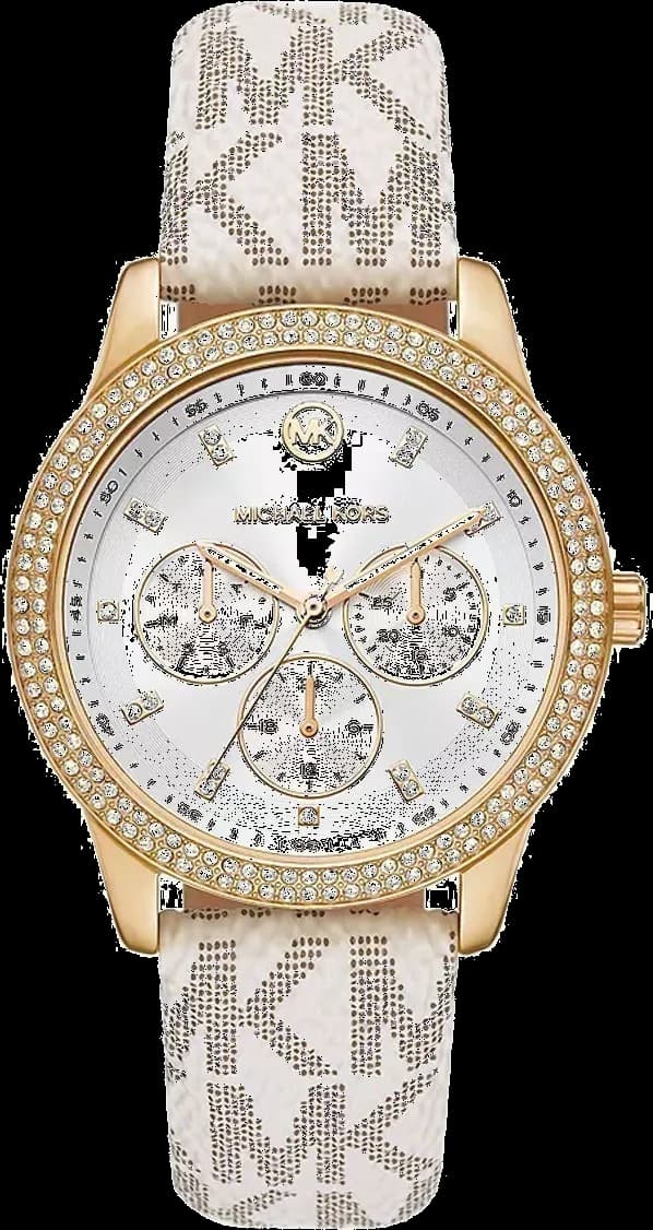 Montre multifonction Michael Kors MK6967 Tibby bracelet en cuir imprimé MK
