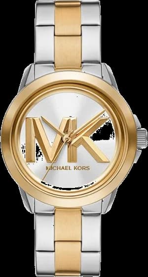 Montre femme Michael Kors MK7319 cadran logo MK bracelet bicolore acier et or