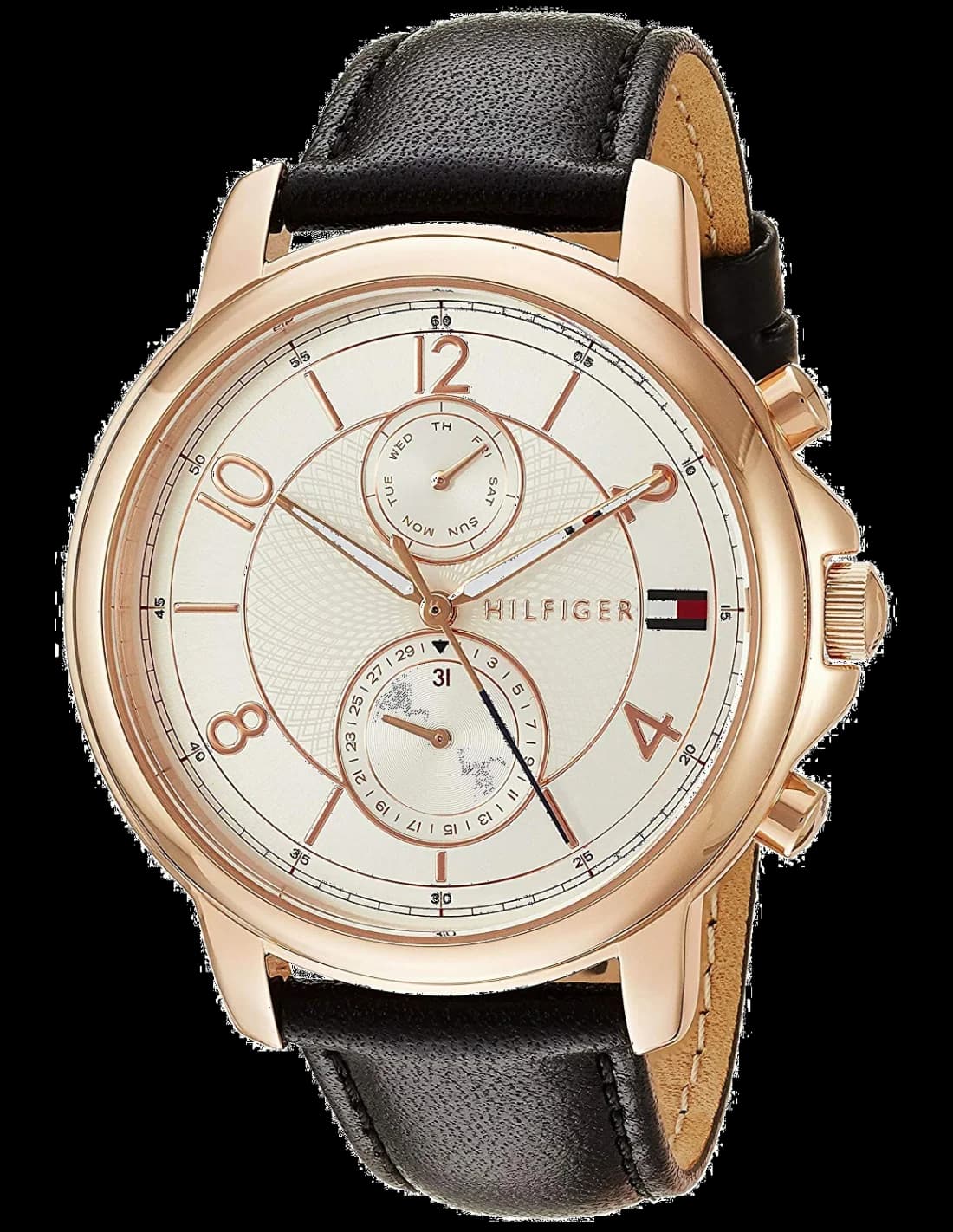 Montre Tommy Hilfiger 1781817 Bracelet Cuir Noir Classique